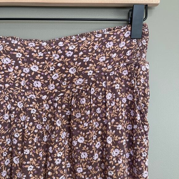 Aerie Homebody Jogger Pants Lightweight Size XS Casual Comfortable Mauve Floral - Picture 10 of 16